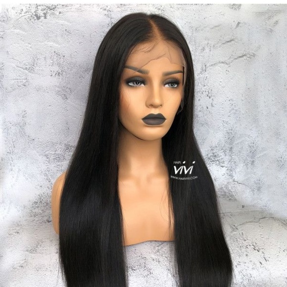 22 inch Virgin Indian Frontal Wig - Picture 1 of 2